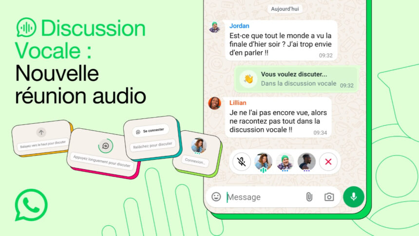 WhatsApp : les chats vocaux débarquent enfin dans tous vos groupes !