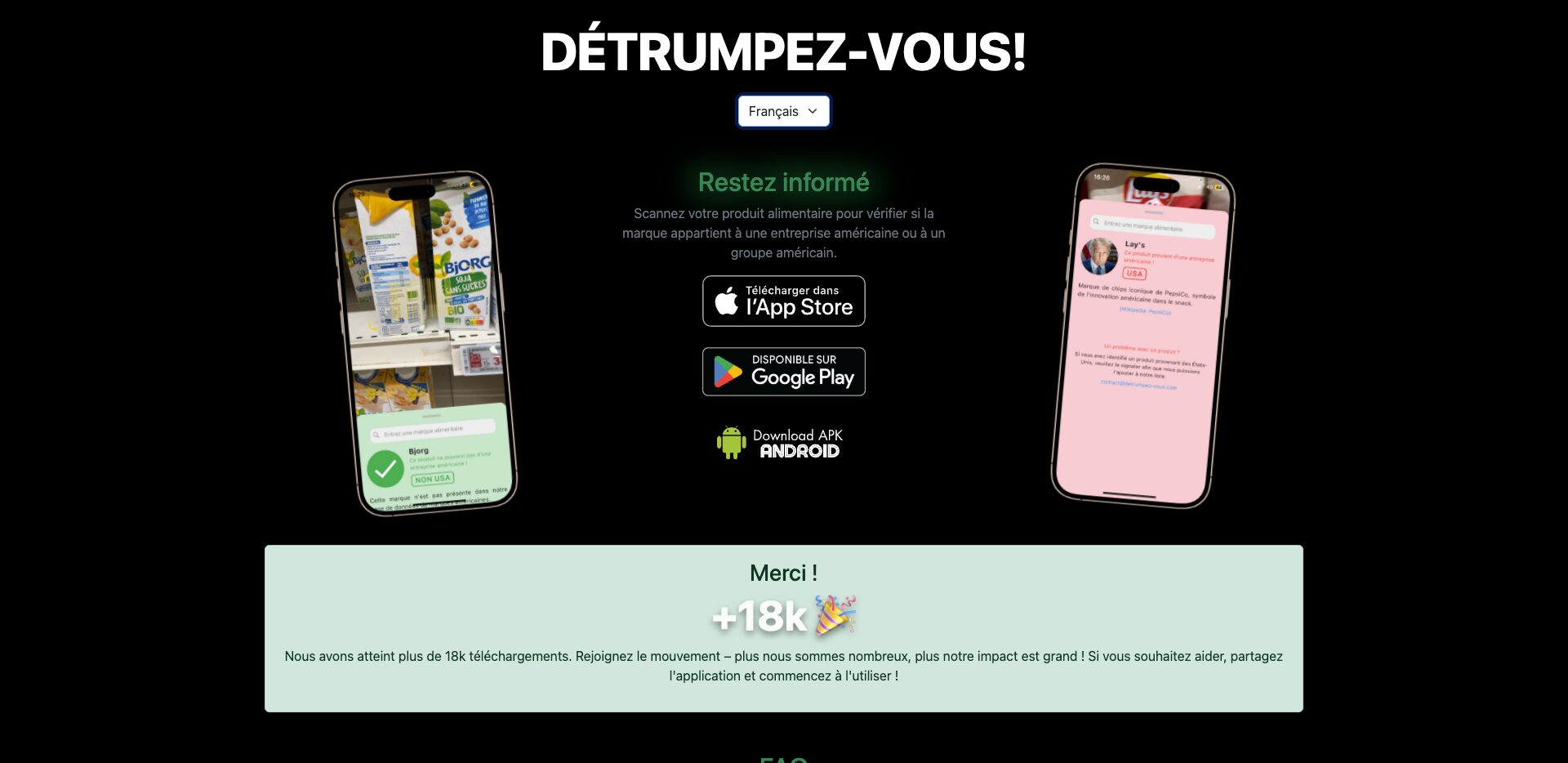 Détrumpez-vous : Cette appli identifie les produits américains dans vos courses