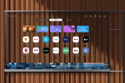 LG TV transparente