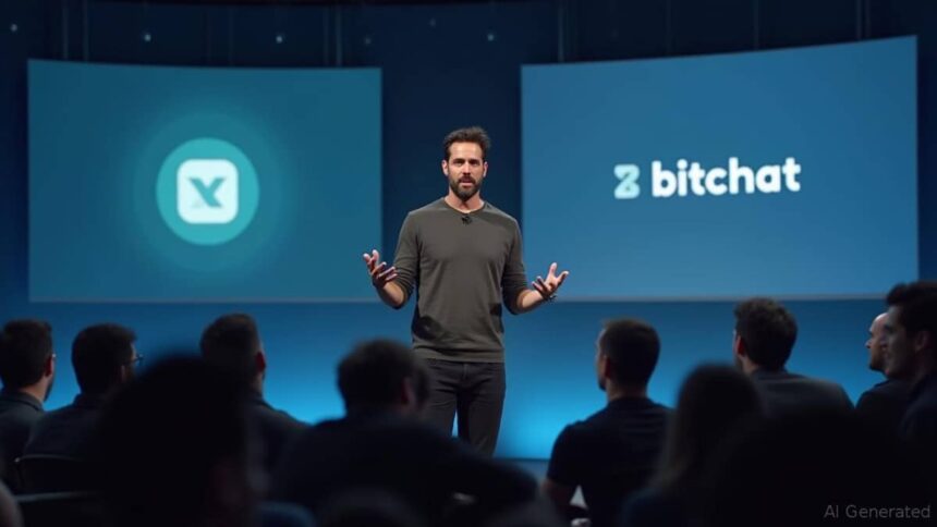 Bitchat concurrent de WhatsApp messagerie sans Internet