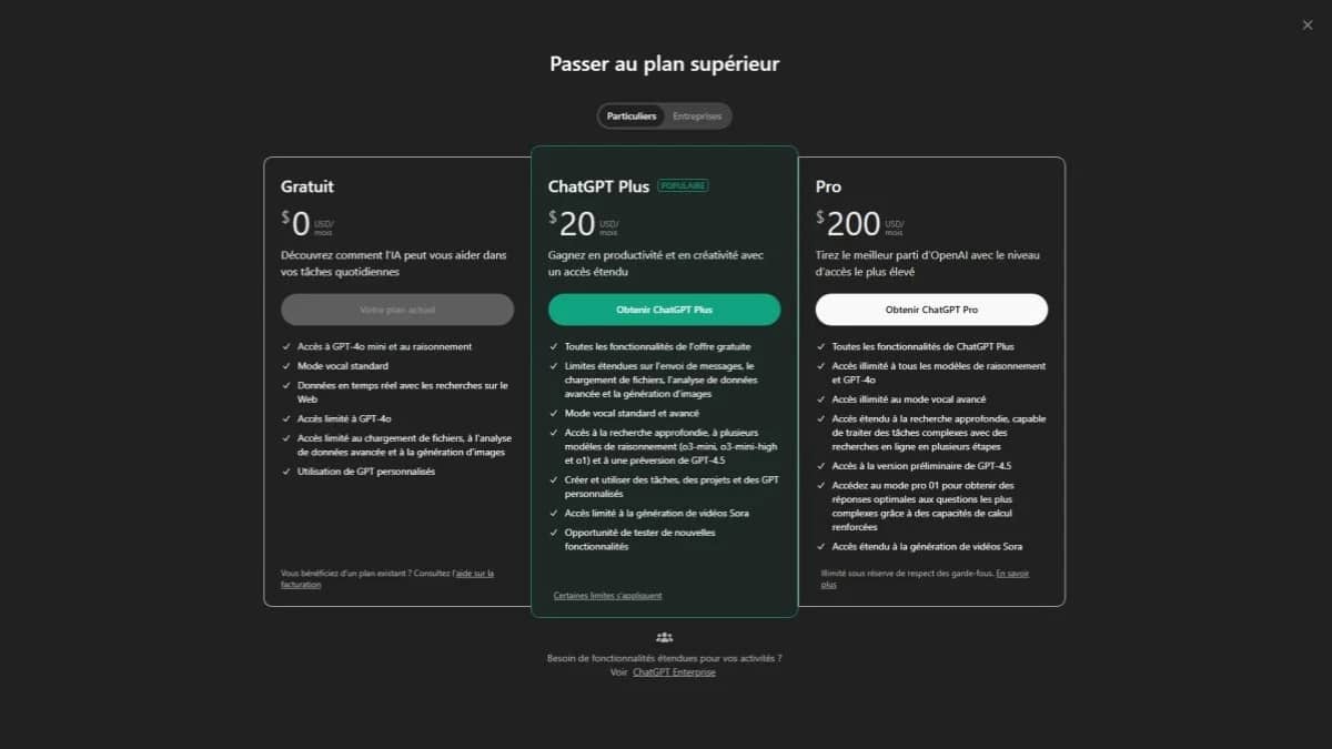 Comment payer ChatGPT moins cher en 2025 ?